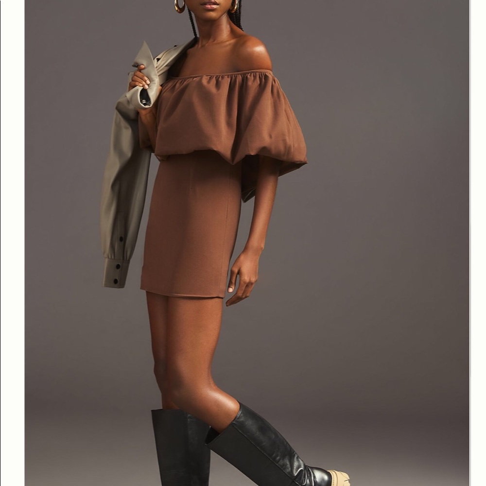 ANTHROPOLOGIE Nikita Mhaisalkar Off Shoulder Dress